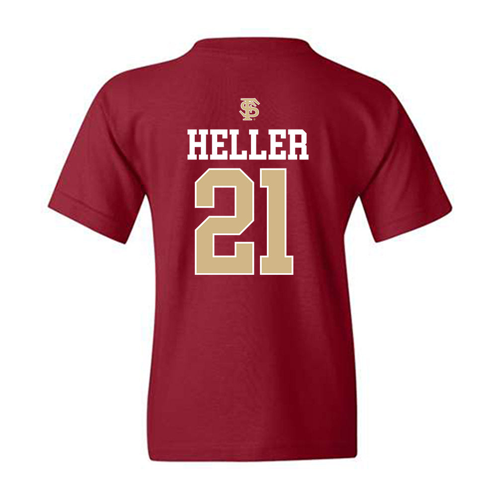 FSU - NCAA Softball : Marin Heller - Sports Shersey Youth T-Shirt-1
