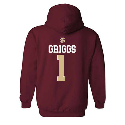 FSU - NCAA Softball : Hayley Griggs - Sports Shersey Hooded Sweatshirt-1