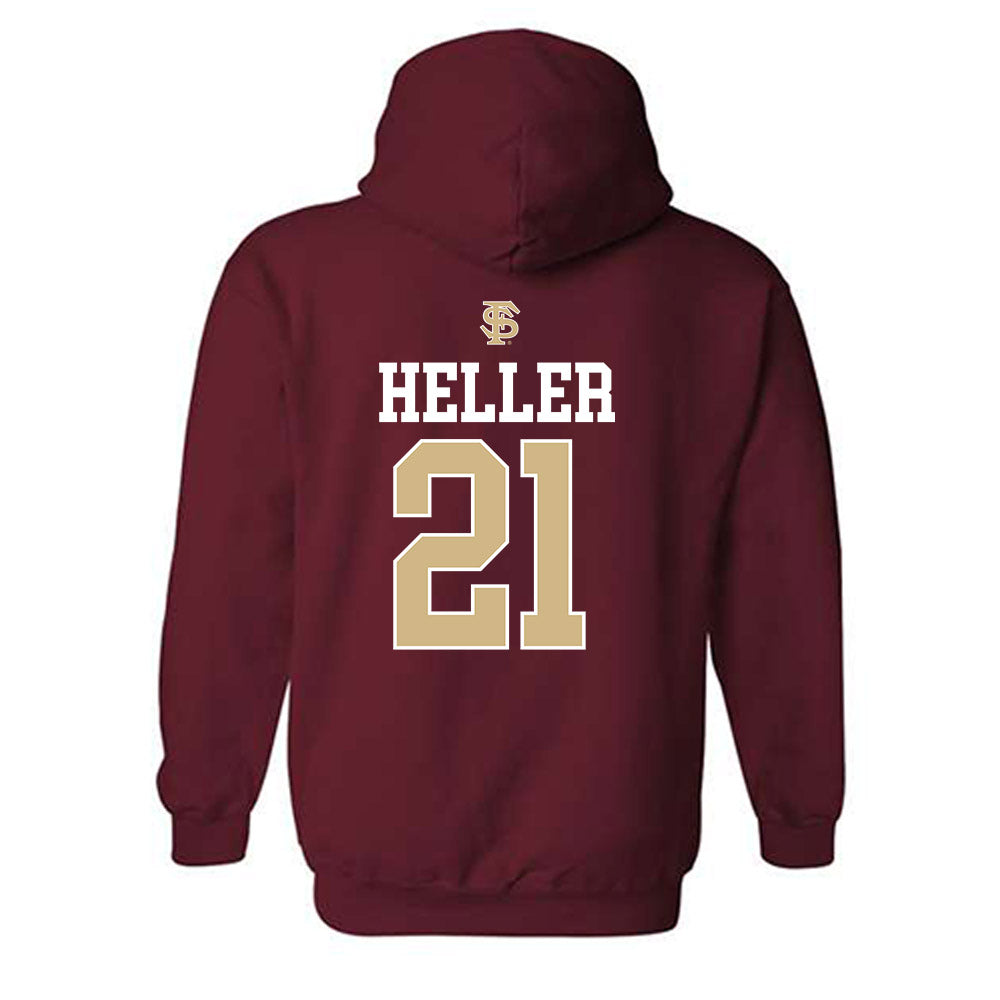 FSU - NCAA Softball : Marin Heller - Sports Shersey Hooded Sweatshirt-1