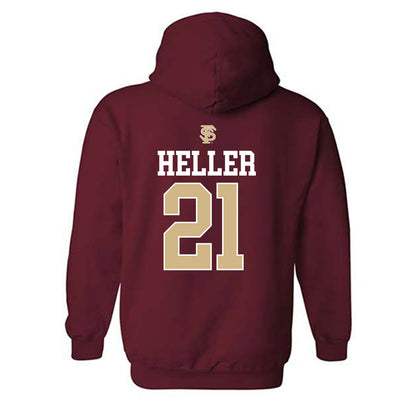 FSU - NCAA Softball : Marin Heller - Sports Shersey Hooded Sweatshirt-1