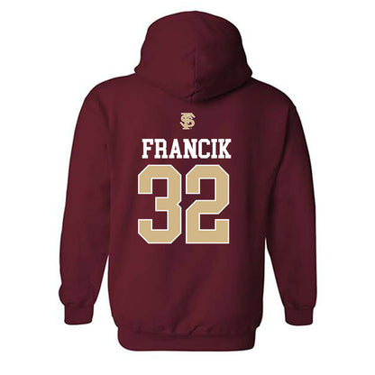FSU - NCAA Softball : Jazzy Francik - Sports Shersey Hooded Sweatshirt-1