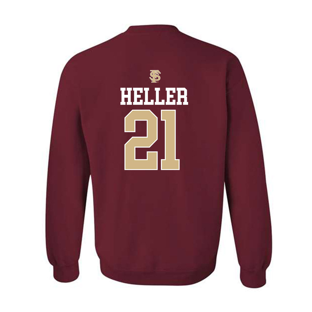 FSU - NCAA Softball : Marin Heller - Sports Shersey Crewneck Sweatshirt-1