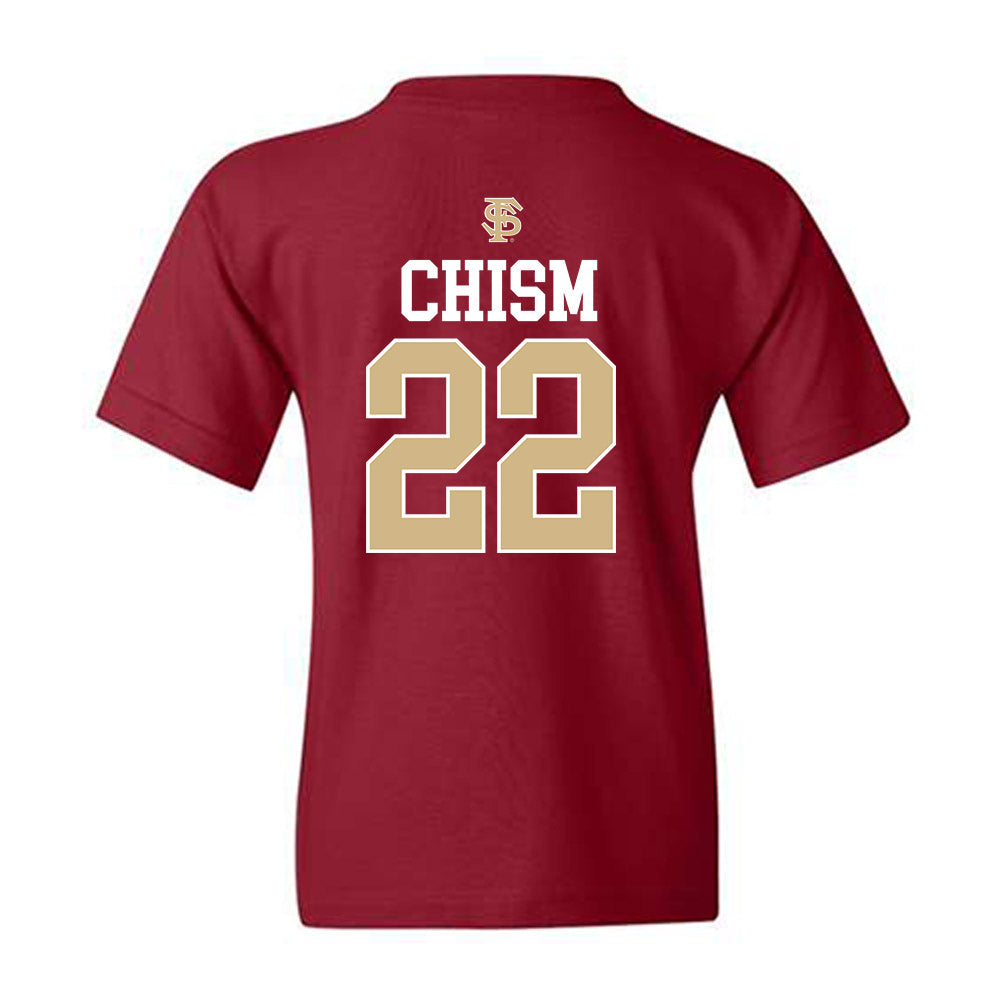FSU - NCAA Softball : Harlie Chism - Sports Shersey Youth T-Shirt-1
