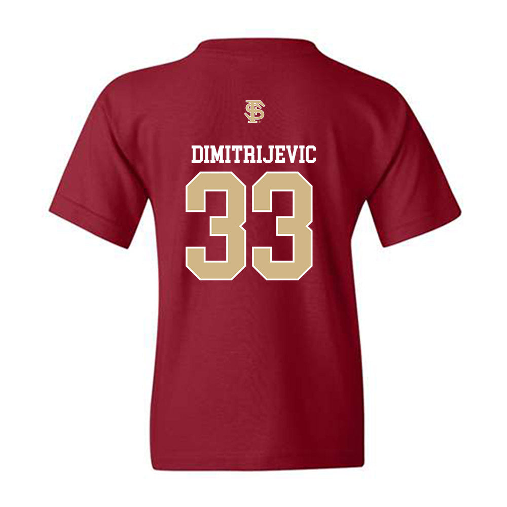 FSU - NCAA Softball : Bella Dimitrijevic - Sports Shersey Youth T-Shirt-1