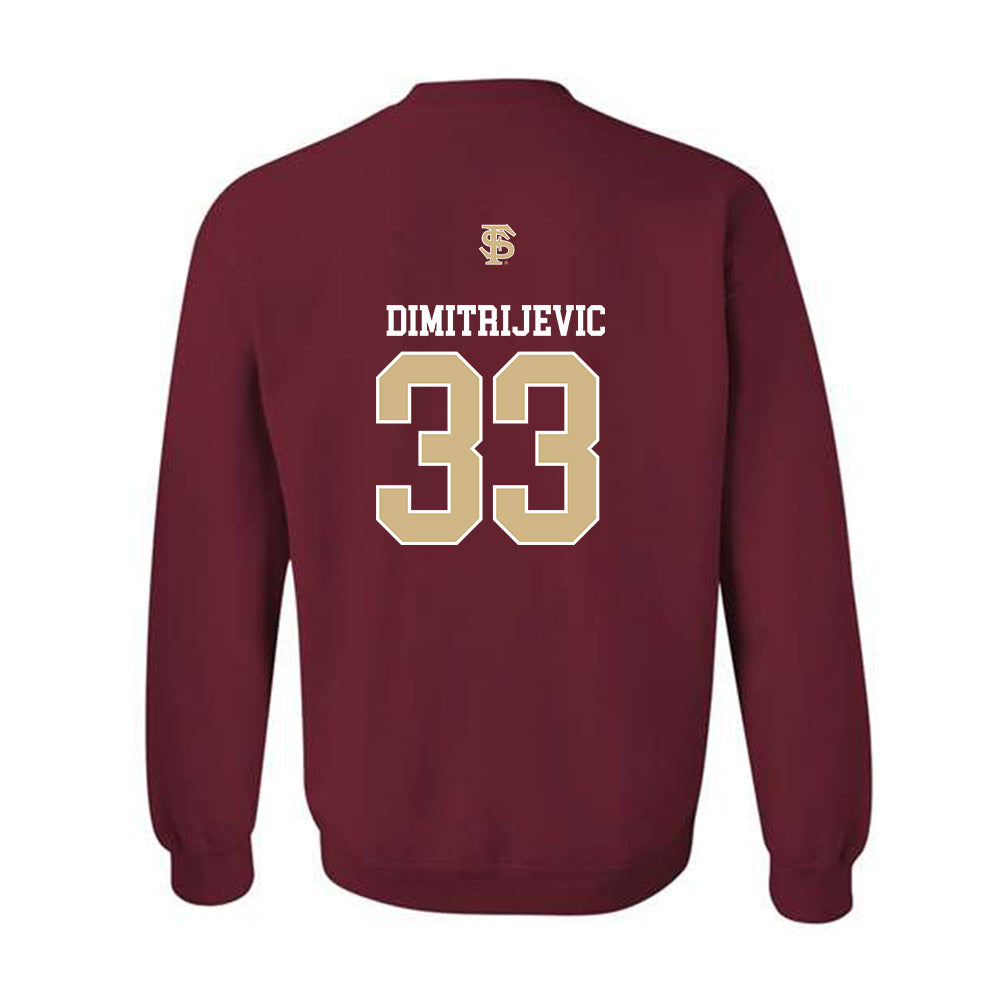 FSU - NCAA Softball : Bella Dimitrijevic - Sports Shersey Crewneck Sweatshirt-1