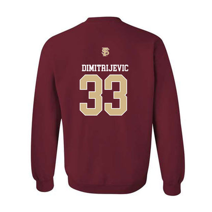 FSU - NCAA Softball : Bella Dimitrijevic - Sports Shersey Crewneck Sweatshirt-1