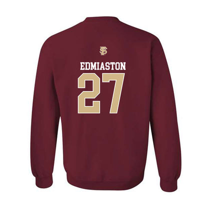 FSU - NCAA Softball : Nicole Edmiaston - Sports Shersey Crewneck Sweatshirt-1