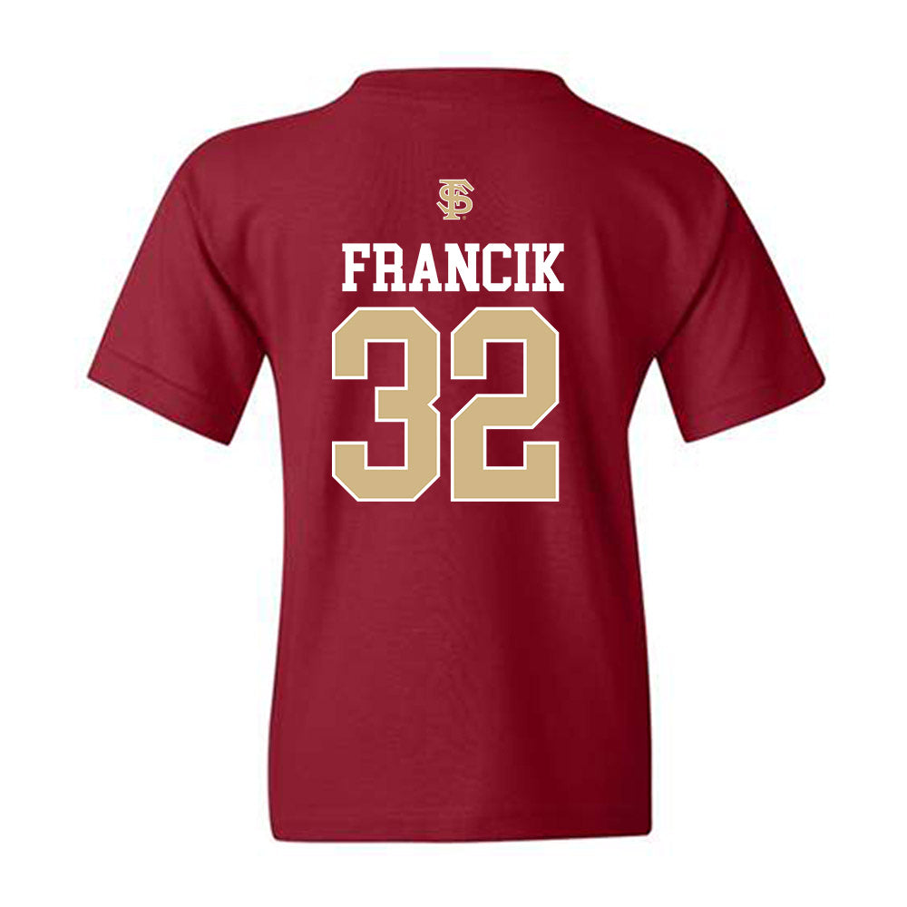 FSU - NCAA Softball : Jazzy Francik - Sports Shersey Youth T-Shirt-1