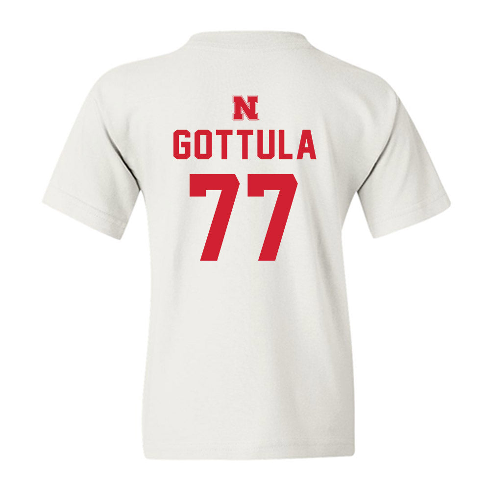 Nebraska - NCAA Football : Gunnar Gottula - Sports Shersey Youth T-Shirt-1