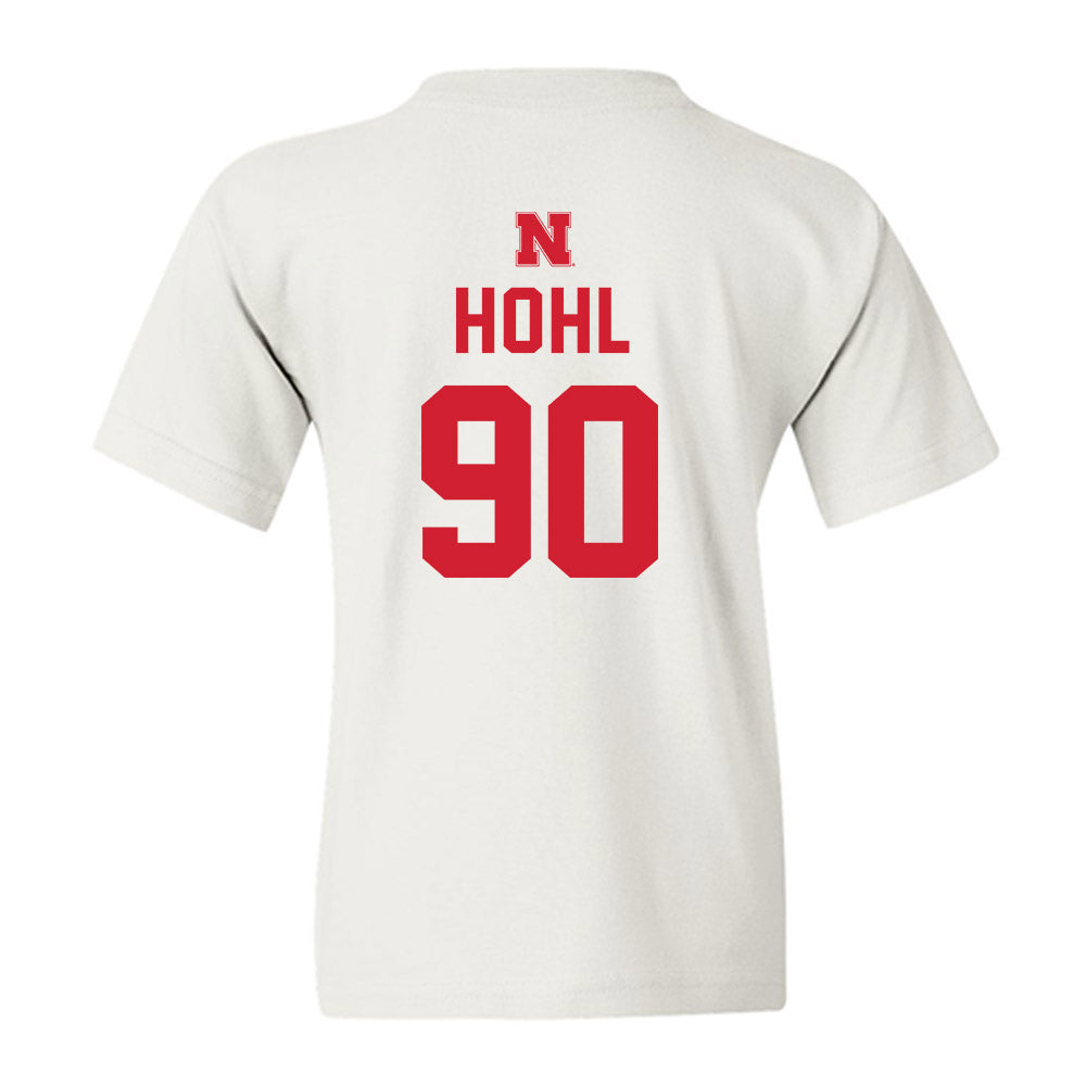 Nebraska - NCAA Football : John Hohl - Sports Shersey Youth T-Shirt-1