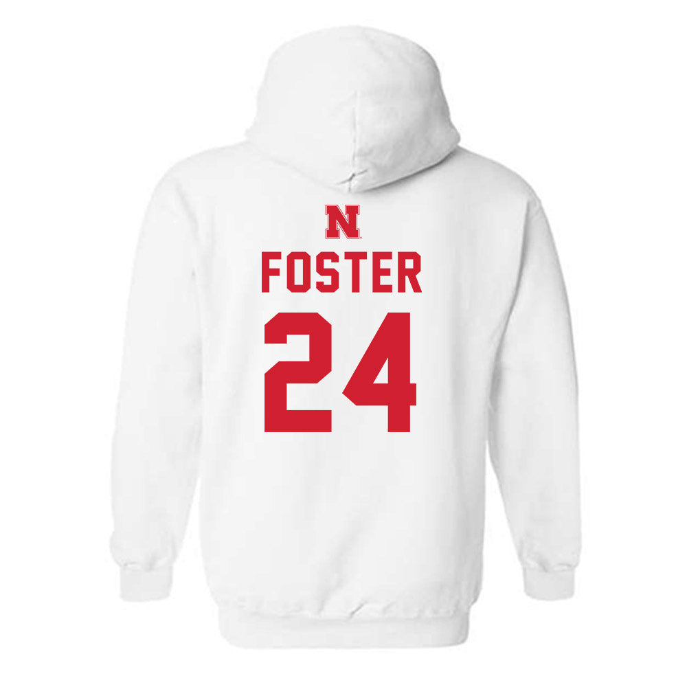 Nebraska - NCAA Football : Dexter Foster - Sports Shersey Hooded Sweatshirt-1