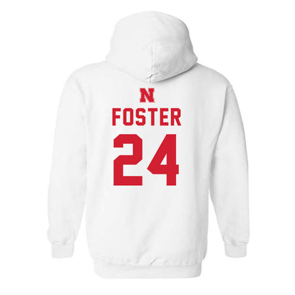 Nebraska - NCAA Football : Dexter Foster - Sports Shersey Hooded Sweatshirt-1