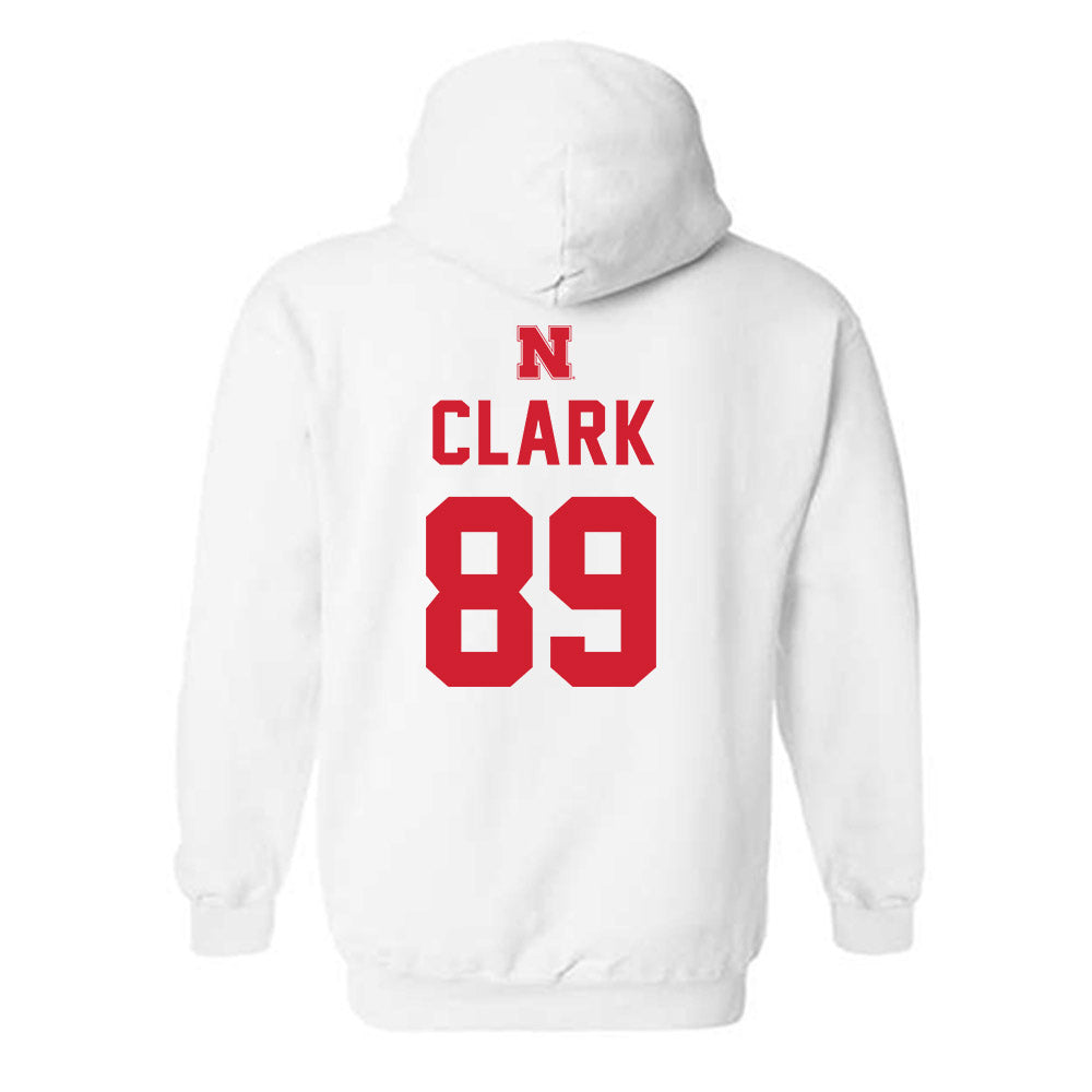 Nebraska - NCAA Football : Quinn Clark - Sports Shersey Hooded Sweatshirt-1