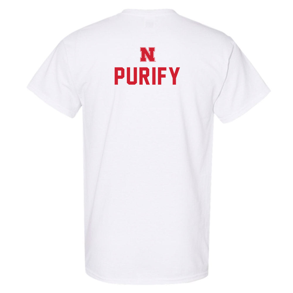 Nebraska - NCAA Football : Maurice Purify - Sports Shersey T-Shirt-1