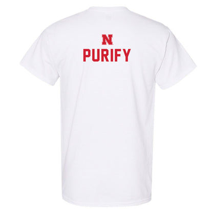 Nebraska - NCAA Football : Maurice Purify - Sports Shersey T-Shirt-1