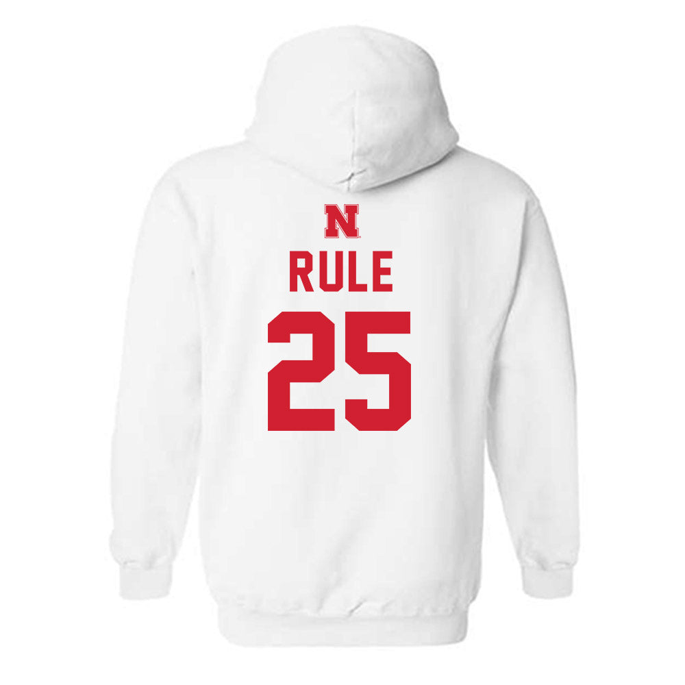 Nebraska - NCAA Football : Jamal Rule - Sports Shersey Hooded Sweatshirt-1