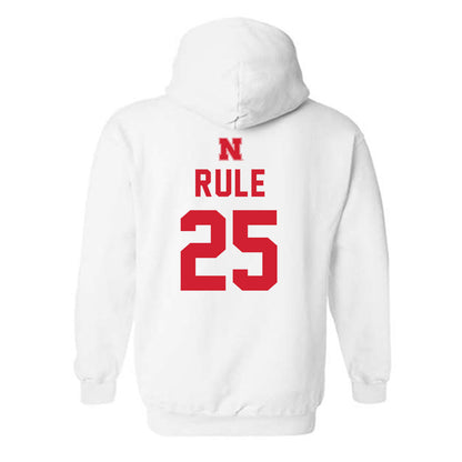 Nebraska - NCAA Football : Jamal Rule - Sports Shersey Hooded Sweatshirt-1