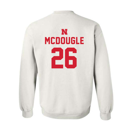 Nebraska - NCAA Football : Dwayne Mcdougle - Sports Shersey Crewneck Sweatshirt-1