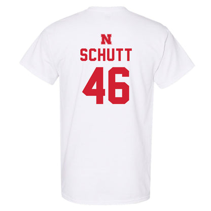 Nebraska - NCAA Football : Connor Schutt - Sports Shersey T-Shirt-1