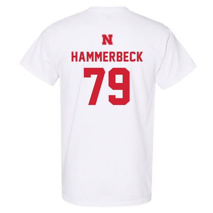 Nebraska - NCAA Football : Shawn Hammerbeck - Sports Shersey T-Shirt-1