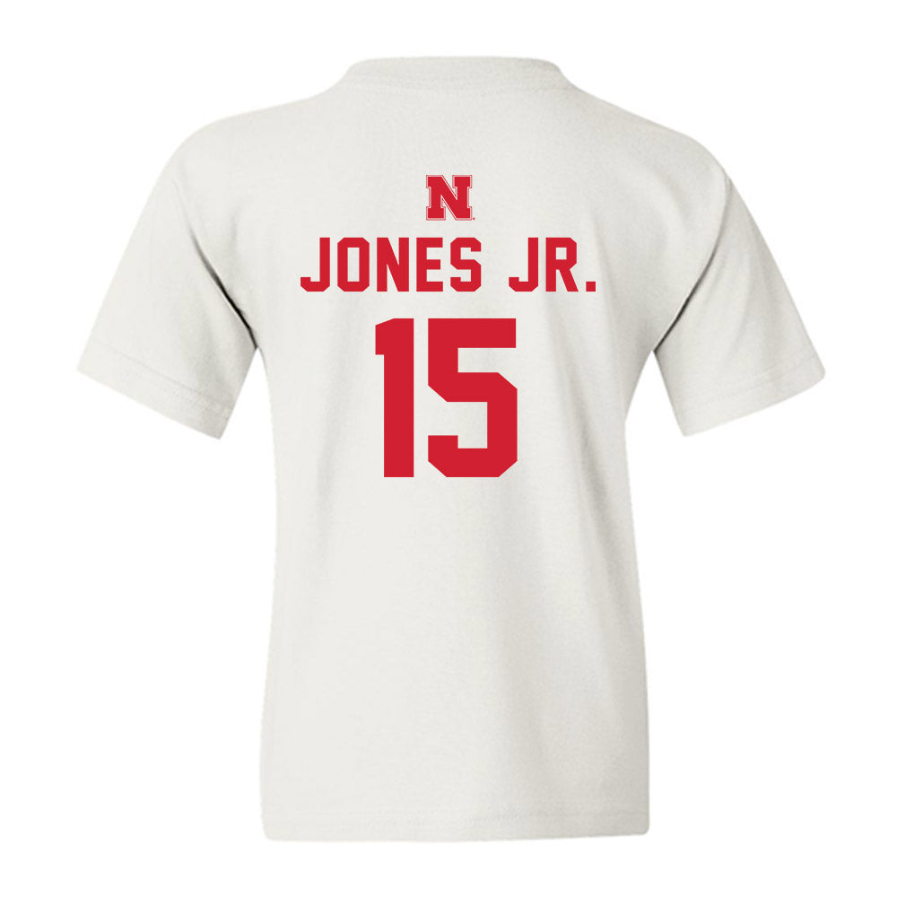 Nebraska - NCAA Football : Anthony Jones Jr. - Sports Shersey Youth T-Shirt-1