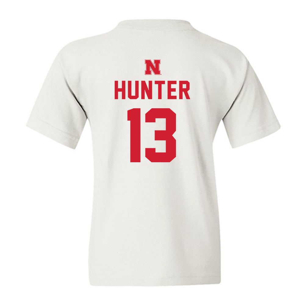 Nebraska - NCAA Football : Nyziah Hunter - Sports Shersey Youth T-Shirt-1