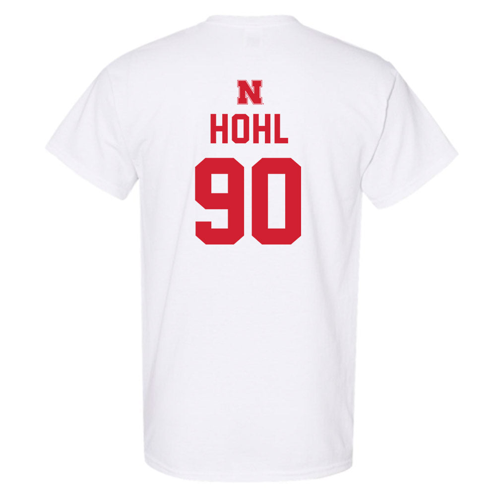 Nebraska - NCAA Football : John Hohl - Sports Shersey T-Shirt-1