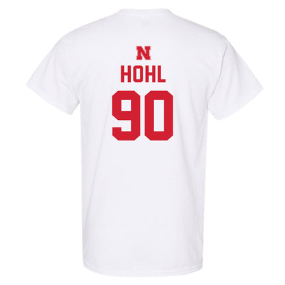 Nebraska - NCAA Football : John Hohl - Sports Shersey T-Shirt-1