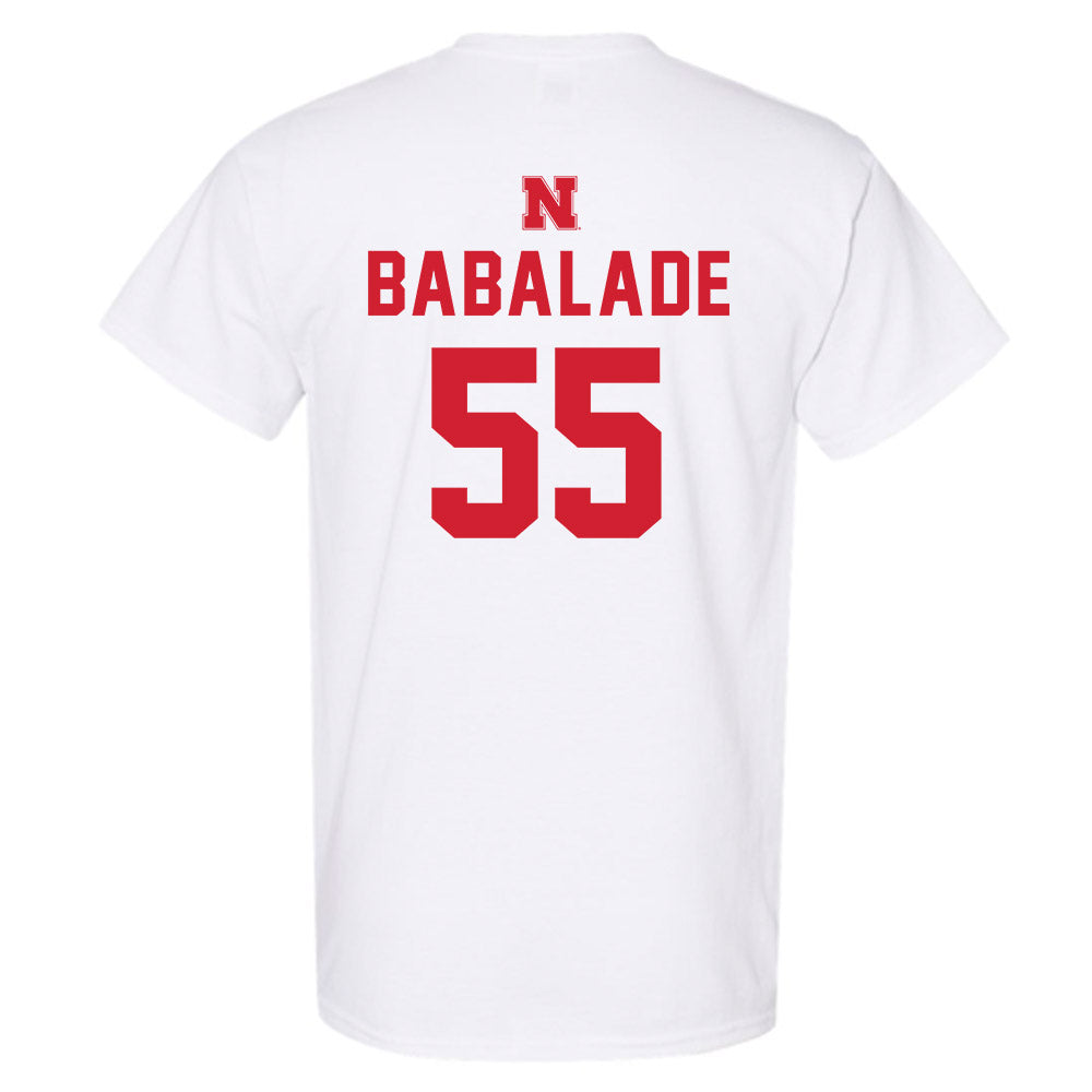 Nebraska - NCAA Football : Tree Babalade - Sports Shersey T-Shirt-1