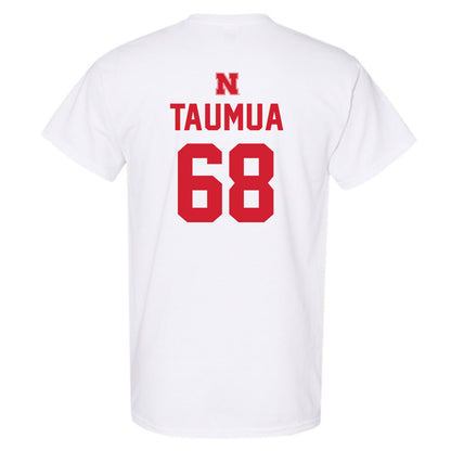 Nebraska - NCAA Football : Preston Taumua - Sports Shersey T-Shirt-1