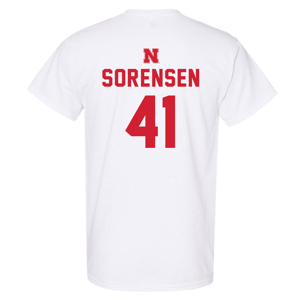Nebraska - NCAA Football : Luke Sorensen - Sports Shersey T-Shirt-1