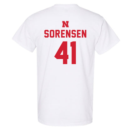 Nebraska - NCAA Football : Luke Sorensen - Sports Shersey T-Shirt-1
