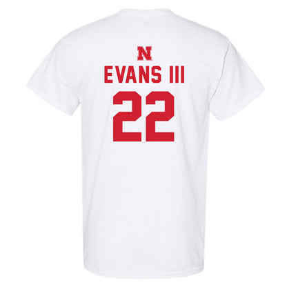 Nebraska - NCAA Football : Victor Evans III - Sports Shersey T-Shirt-1