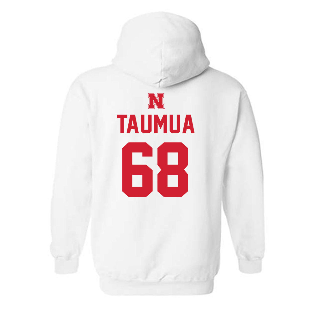 Nebraska - NCAA Football : Preston Taumua - Sports Shersey Hooded Sweatshirt-1