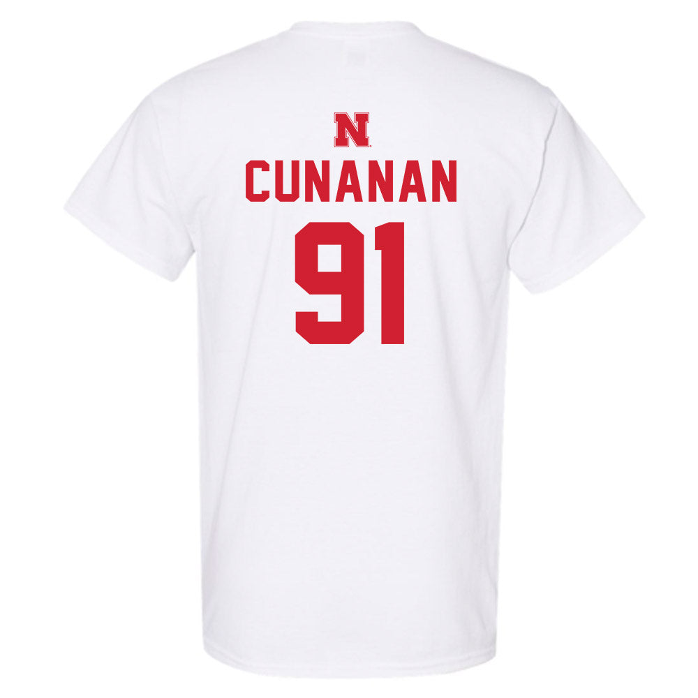 Nebraska - NCAA Football : Kyle Cunanan - Sports Shersey T-Shirt-1