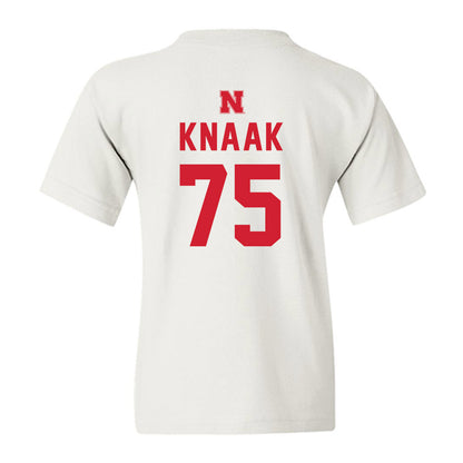 Nebraska - NCAA Football : Tyler Knaak - Sports Shersey Youth T-Shirt-1