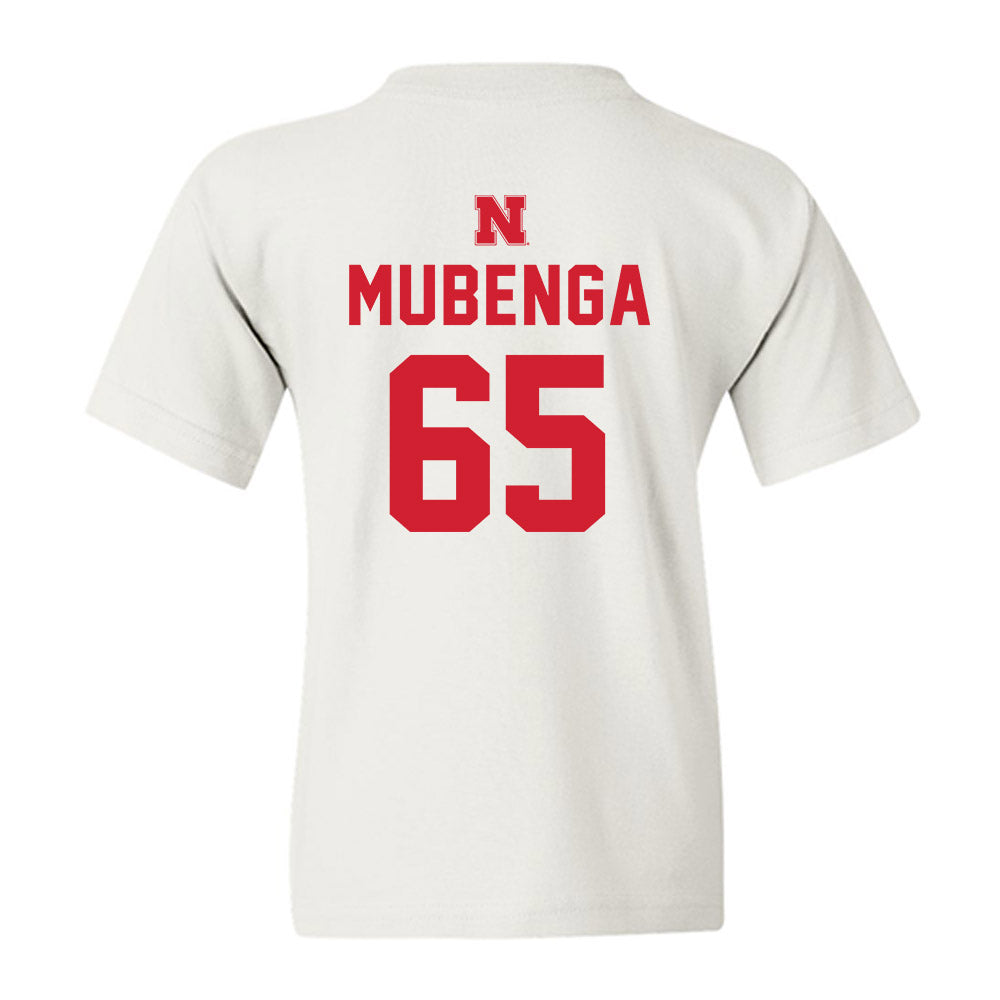 Nebraska - NCAA Football : Paul Mubenga - Sports Shersey Youth T-Shirt-1