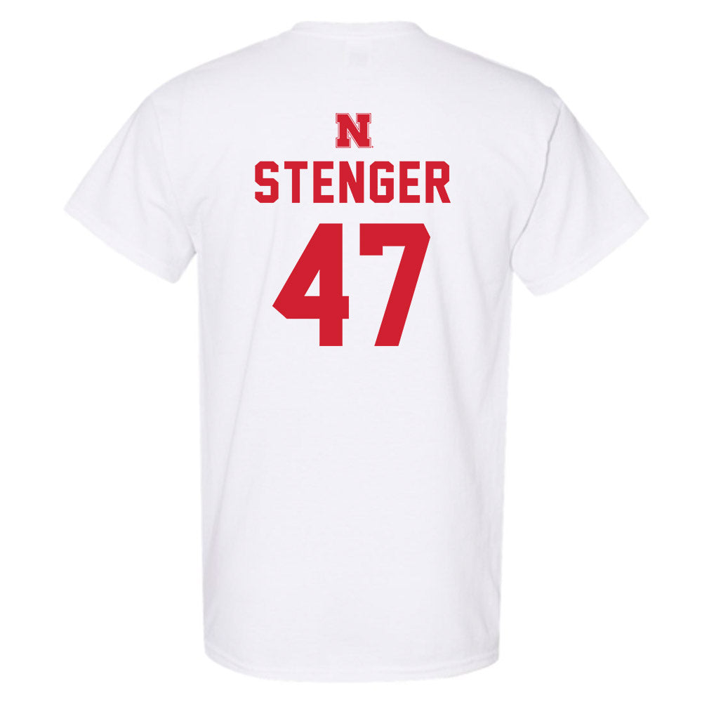 Nebraska - NCAA Football : Gage Stenger - Sports Shersey T-Shirt-1