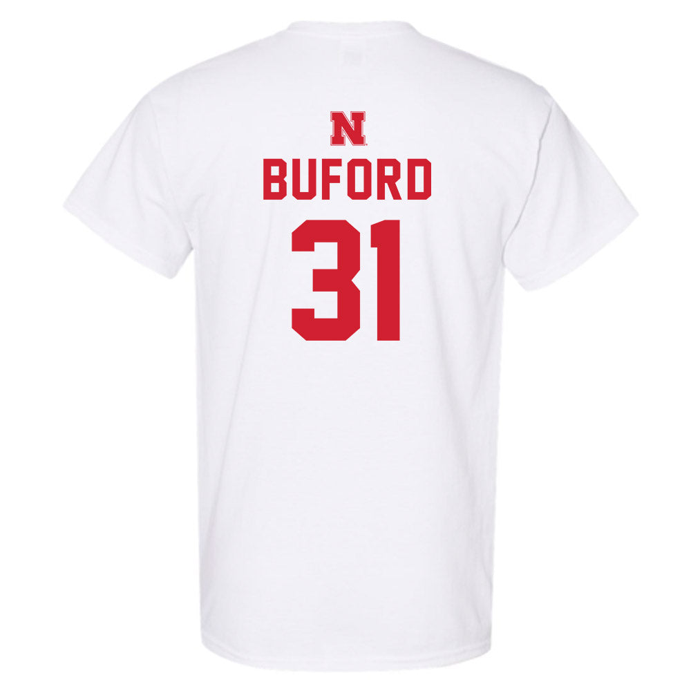 Nebraska - NCAA Football : Mario Buford - Sports Shersey T-Shirt-1