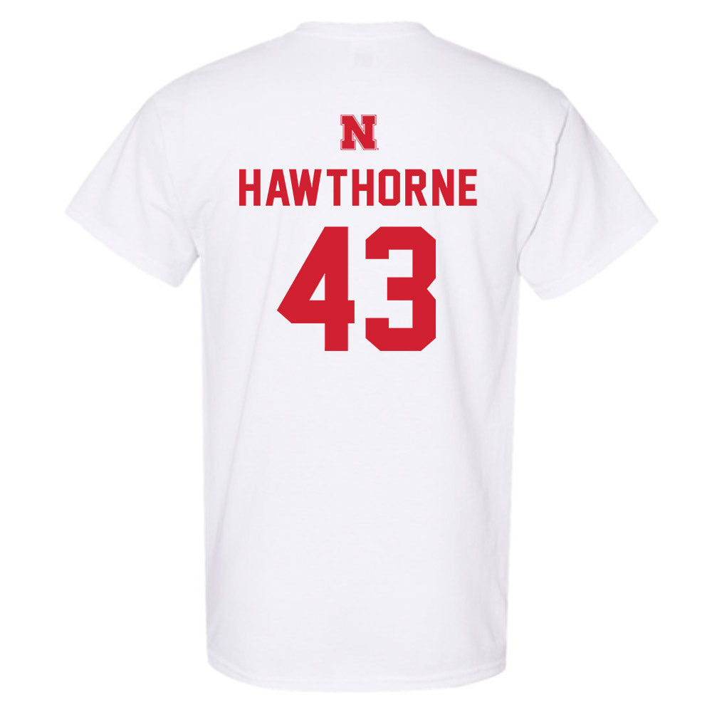 Nebraska - NCAA Football : Will Hawthorne - Sports Shersey T-Shirt-1