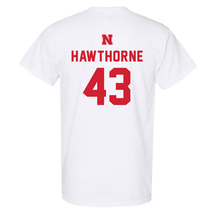 Nebraska - NCAA Football : Will Hawthorne - Sports Shersey T-Shirt-1