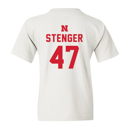 Nebraska - NCAA Football : Gage Stenger - Sports Shersey Youth T-Shirt-1
