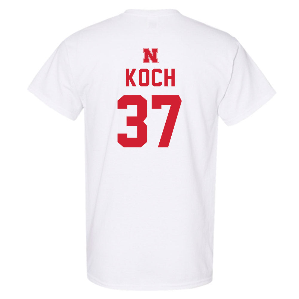 Nebraska - NCAA Football : Kamdyn Koch - Sports Shersey T-Shirt-1