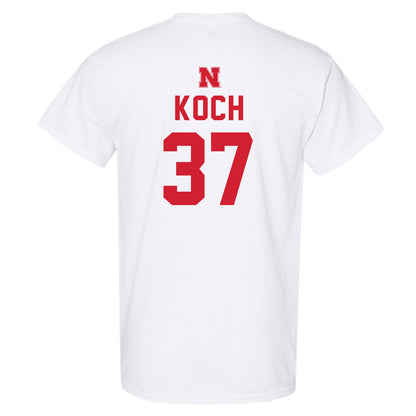 Nebraska - NCAA Football : Kamdyn Koch - Sports Shersey T-Shirt-1