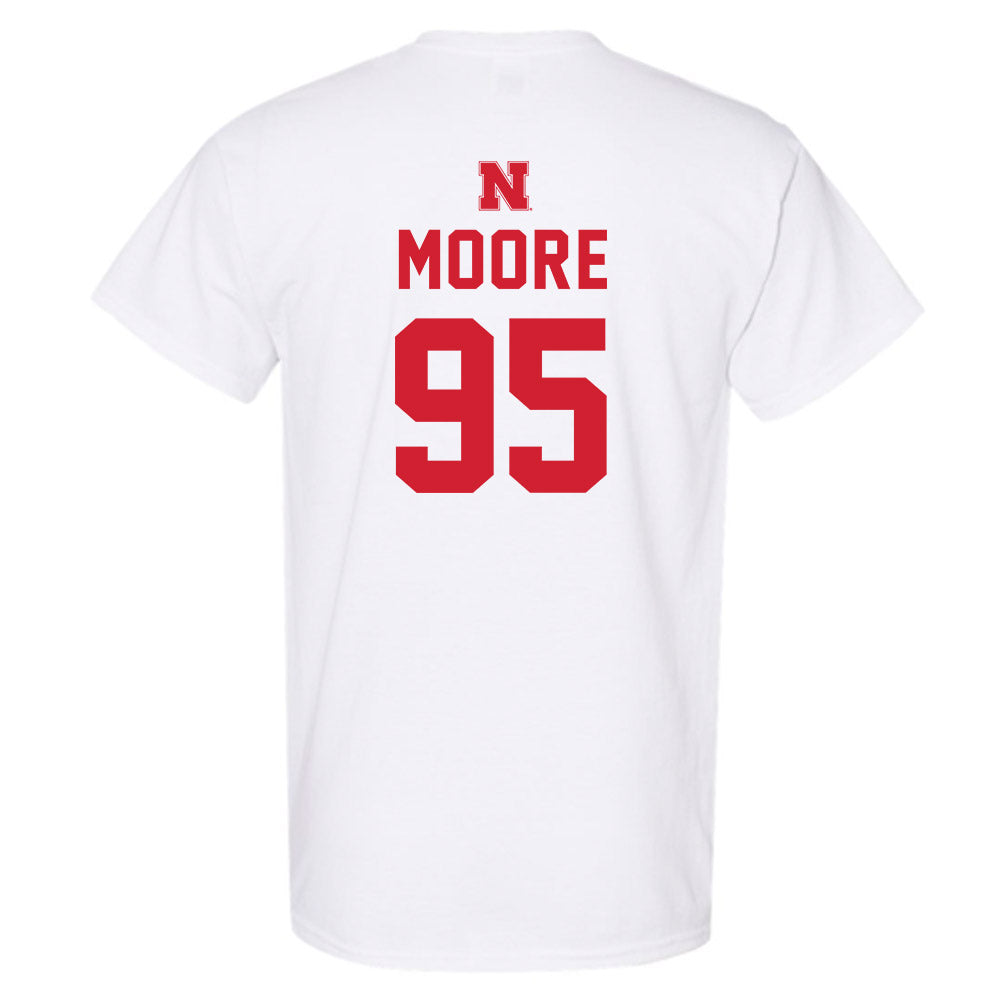 Nebraska - NCAA Football : Gabriel Moore - Sports Shersey T-Shirt-1