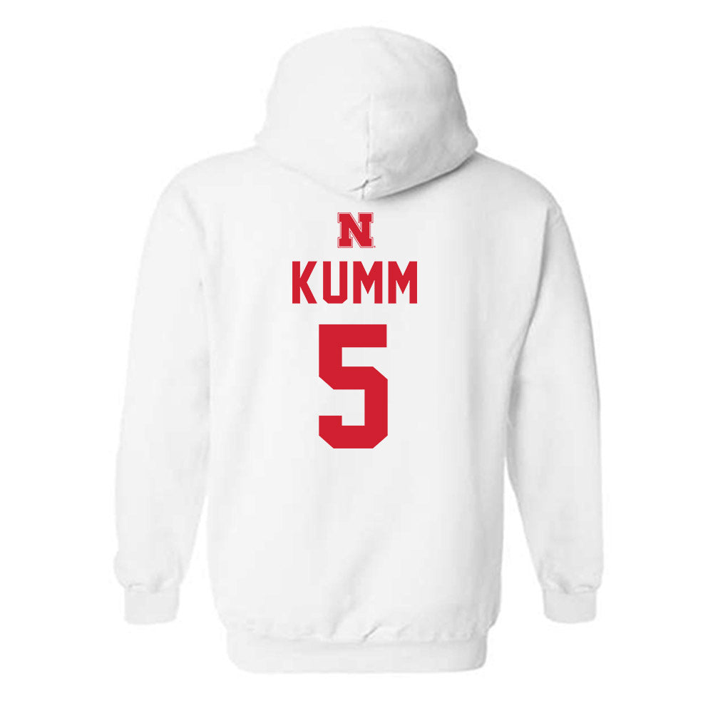 Nebraska - NCAA Football : Taylor Kumm - Sports Shersey Hooded Sweatshirt-1