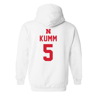 Nebraska - NCAA Football : Taylor Kumm - Sports Shersey Hooded Sweatshirt-1