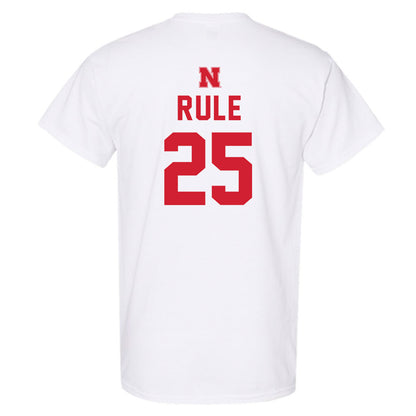 Nebraska - NCAA Football : Jamal Rule - Sports Shersey T-Shirt-1