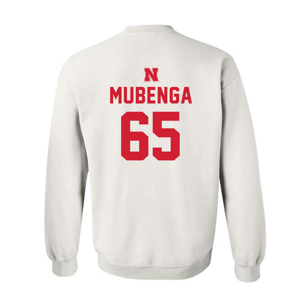 Nebraska - NCAA Football : Paul Mubenga - Sports Shersey Crewneck Sweatshirt-1