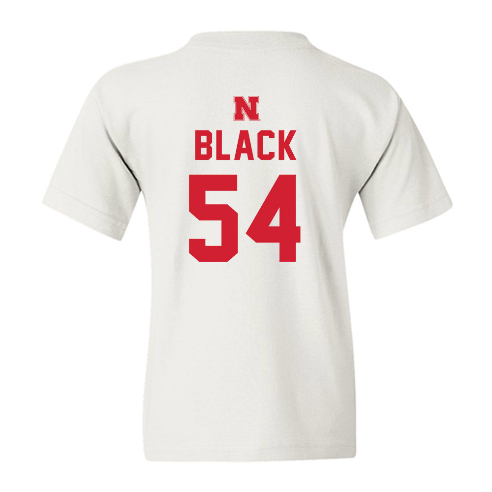 Nebraska - NCAA Football : Brendan Black - Sports Shersey Youth T-Shirt-1